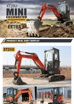 Mini Escavatore Kubota 2.5 Tonnellate con Cabina - Micro Scavo 1800kg Idraulico - riparo82