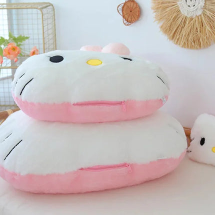 Cute Hello Kitty Pillow For Sleeping Girls Big Headboard Cushion Bed Cushion Dormitory Student Backrest Cushion Practical Gift