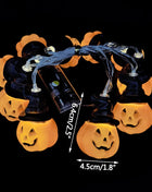 1.5M 10LED Halloween LED Light String Horror Eyeballs Pumpkin Spider Bat Skull Lamp Trick Or Treat Happy Halloween Party Decor - Riparo82