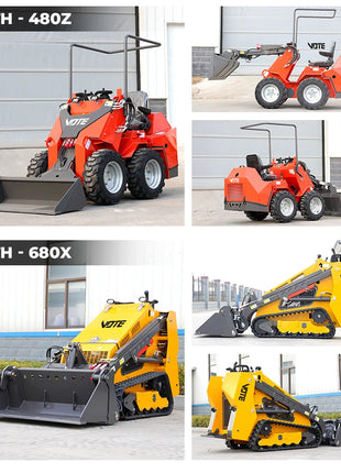 Mini Caricatore Skid Steer Motore EPA - Minicaricatore Alta Efficienza - riparo82