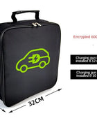 Fireproof EV Car Battery Jumper Cable Bag Electric Vehicles Rechargeable Guns Storage Organizer for Charging Cables Cords Hoses - Riparo82