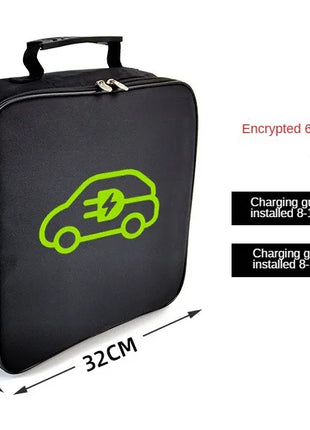 Fireproof EV Car Battery Jumper Cable Bag Electric Vehicles Rechargeable Guns Storage Organizer for Charging Cables Cords Hoses - Riparo82