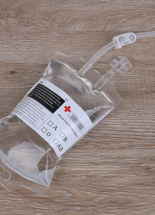 350ml reusable blood energy drink bag PVC material Halloween vampire bag props simulation blood bag Halloween party scary props - Riparo82