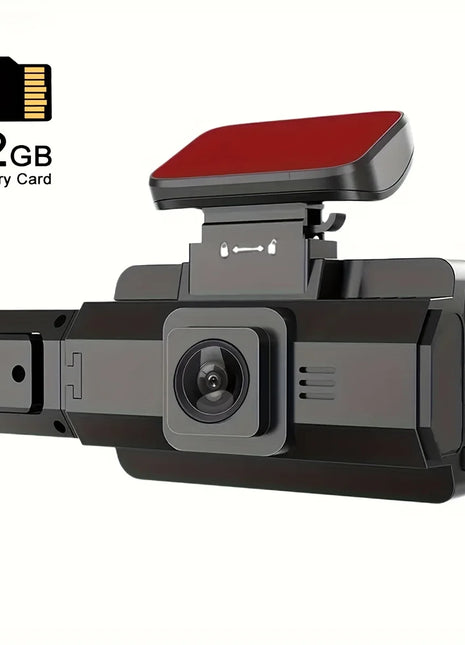 3 Inch 1080P Dual Lens Dash Cam For Cars, Front And Inside Full HD 1080P Car Camera With Loop Recording Night Vision Wide Angle - Riparo82