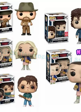 Funko Film ALVEN CON EGGOS # 421 Demogorgon # 428 Tramoggia Jonathan Nancy # 514 Brenner Joyce Action Figures Modello da collezione