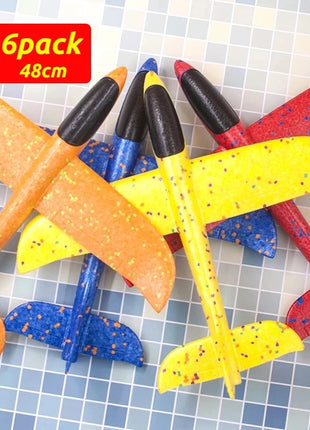48 centimetri Grande Lancio A Mano Lancio Schiuma Palne EPP Modello di Aereo Aliante Aereo Modello di Aereo All'aperto FAI DA TE Giocattolo Educativo per I Bambini - riparo82