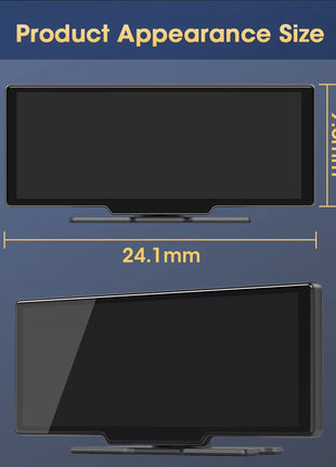 10.26" Wireless Carplay Android Auto Screen Car Radio Multimedia Video Player Rearview Camera Automotive Accessories 5G WIFI FM - Riparo82