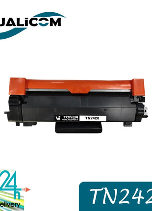 Qualicom TN2420 2420 TN-2420 With Chip Compatible TONER Cartridge for Brother L2310D L2370DN L2375DW L2550DN L2510D L2710 L2730 - Riparo82
