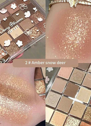 Palette Pearly Eyeshadow Glitter Earth Color Eyeshadows Shiny Eye Shadow Pallet Makeup Pigmentos Natural Cosmetic Free Shipping