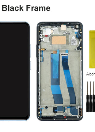 Schermo Amoled Per Xiaomi 11 Lite 5G NE Display LCD Touch Panel Digitizer Assembly per Mi 11Lite 5G NE 2109119DG 2107119DC - riparo82