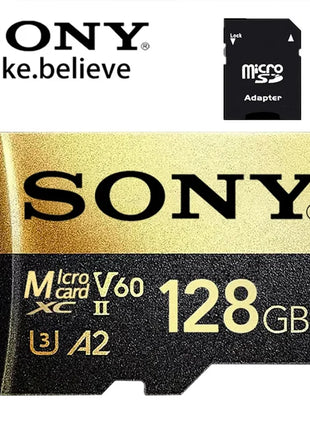 Scheda di memoria SONY TF Scheda Micro SD ad alta velocità da 1 TB 1024 GB 128 GB 256 GB 512 GB A2 U3 V30 Schede Flash SD TF per computer telefono Xiaomi