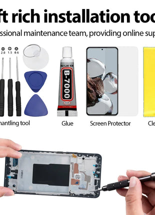 Testato al 100% 6.67 ''LCD Per Xiaomi 12T Display LCD Touch Screen Digitizer Per Xiaomi 12T 22071212AG Sostituzione Dello Schermo LCD - riparo82