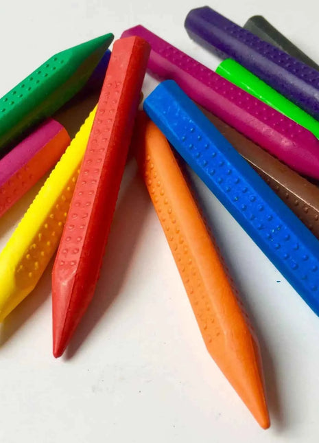 12pcs Color Crayons Do not Dirty Hands Washable Wax Crayon Pencil Marker Oil Painting Drawing Sticks Colored Crayons