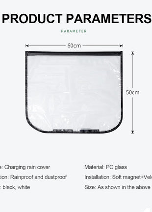Electric Vehicle Charger Port Rainproof Dustproof Cover Outdoor Protection Covers for Tesla Model 3 Y Sedan SUV Car Accessories - Riparo82