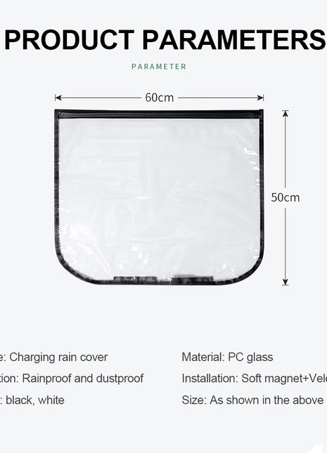 Electric Vehicle Charger Port Rainproof Dustproof Cover Outdoor Protection Covers for Tesla Model 3 Y Sedan SUV Car Accessories - Riparo82