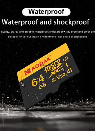 Scheda di memoria KODAK 512GB 256GB Micro SD fino a 100 MB/s Class10 U3 32GB 64GB 128GB TF Card HD per adattatore lettore di schede USB Microsd