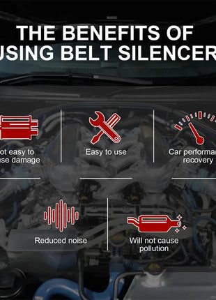 100ml Car Belt Noise Spray Prolongs Belt Life Engine Belt Silencer Spray-On Dressing Noise Lubrication Protection Silencer - Riparo82