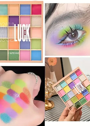 25 color Makaron eye shadow Palette - vibrant dopamine shadow, waterproof and sweat proof, ideal Valentine's Day gift for girls - Riparo82