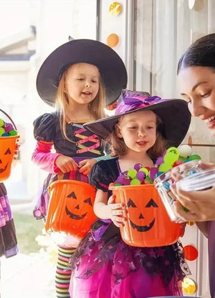 20/40Pcs Halloween Party Kids Gift Plastic Pumpkin Boxes with Glow in The Dark Bouncy Balls Trick or Treat Favors Goodie Fillers - Riparo82