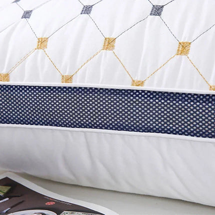 Hotel Pillows Bedroom Beds Sleep Cervical Pillows Middle-High Thickened Pillow Core Machine Washable and Sleep Aid Body Pillow