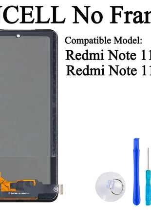 2201117 TG 2201117 SG Premium Lcd per Xiaomi Redmi Note 11 Display Touch Screen Digitizer Pannello di montaggio per Redmi Note 11S LCD - riparo82
