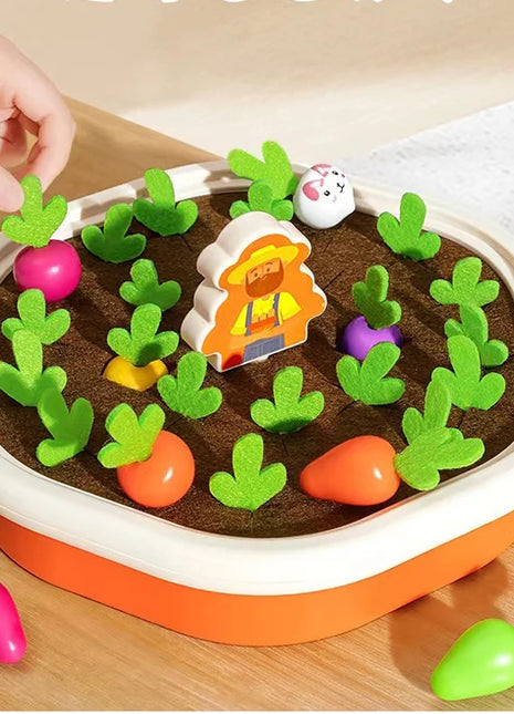 Giocattoli Montessori per bambini per giocattoli per bambini Giocattolo educativo a forma colorata Tirare carota Set Conteggio Discouvery Giocattoli per bambini che imparano - riparo82