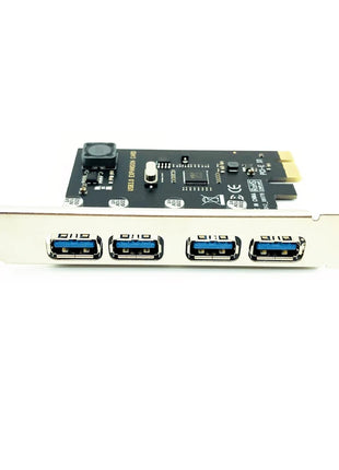 Scheda di espansione PCI-E USB 3.0 a 4 porte Adattatore HUB PCI Express PCIe USB 3.0 Controller USB 3.0 a 4 porte USB 3 0 PCI e PCIe Express 1X - Riparo82