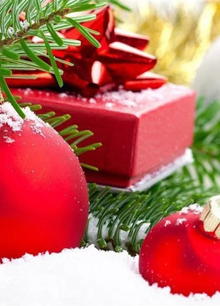 24 pezzi 4 cm albero di Natale palline di Natale decorazioni palline ornamento di nozze per feste - riparo82