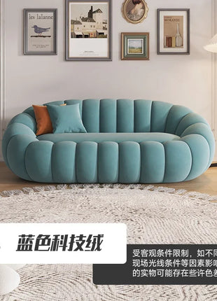 Divano Cloud Combinazione di divani in peluche con zucca Morbido e confortevole Divano moderno per soggiorno Suite Appartamento Mobili per la decorazione della casa