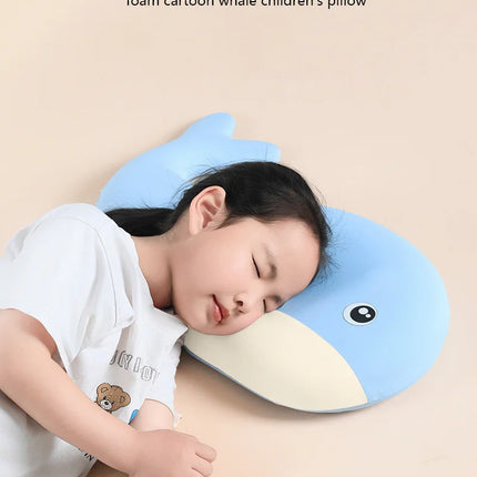 Cartoon Kids Pillow for Sleeping, Adjustable Kids Memory Foam Pillow for Bed Set, Breathable and Soft Pillows for Kids Boy Girl