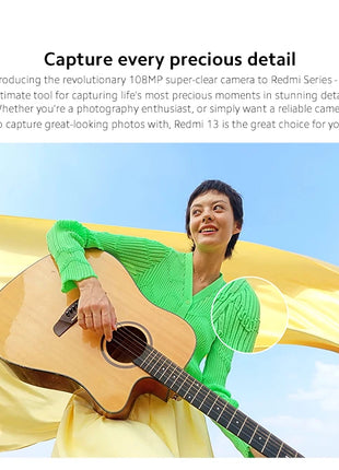 Global Version Xiaomi Redmi 13 Smartphone 108MP super clear camera MediaTek Helio G91 Ultra 33W fast charging 5030mAh battery - Riparo82