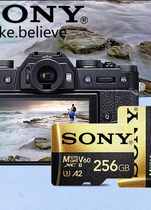 Scheda di memoria SONY TF Scheda Micro SD ad alta velocità da 1 TB 1024 GB 128 GB 256 GB 512 GB A2 U3 V30 Schede Flash SD TF per computer telefono Xiaomi