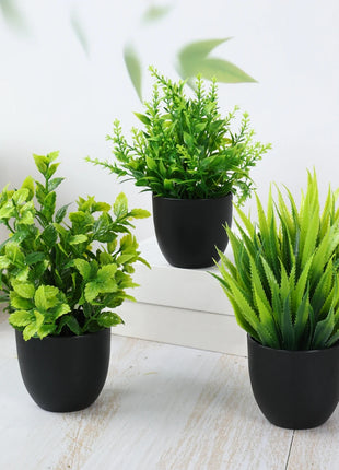 Artificial Plants Potted Green Bonsai Small Tree Grass Plant Pot Ornament Fake Flower for Home Garden Decor Wedding Party Decor