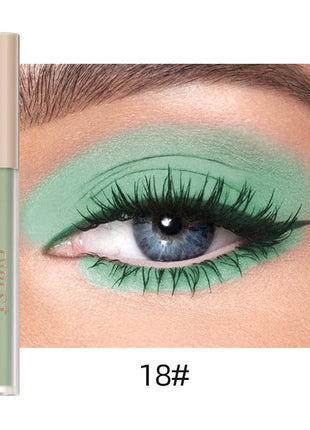 Nude Matte Liquid Eyeshadow Smooth Cream Eye Shadow Long Lasting Waterproof Eye shdaow Stick Blush Dual Purpose Contour Makeup - Riparo82