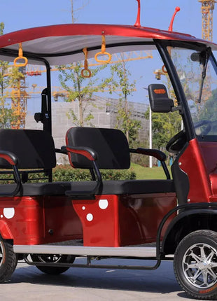 Mini Autobus Elettrico 2-4 Posti con Tetto - Scooter Turistico Doppia Fila - riparo82