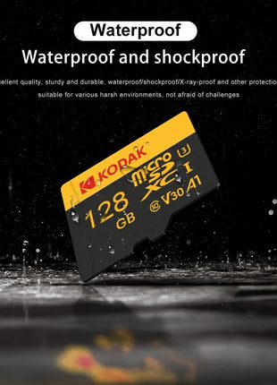 KODAK Micro Card Driving Recorder 128GB Micro SD Memory Card per telefono cellulare PC auricolare altoparlante HD Camera Game Switch
