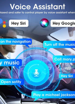 10/11.26" Wireless Carplay Screen for Car,4K Dash Cam HD Car DVR,Android Auto GPS Navigation Video Recorder,1080P Camera,FM,WIFI - Riparo82