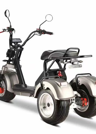 Clark is hot selling 10 Inch Fat Tire Trike Electric Vehicles Three Wheel Electric Scooter Citycoco 2000W 3 Wheels Electrical Mo - Riparo82