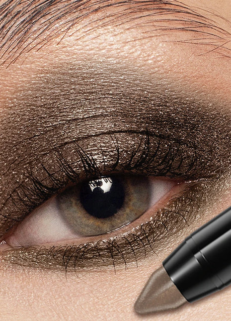 1pc Brown Pearl Eyeshadow Stick Pen Waterproof Long Lasting Eye Shadow Makeup Dark Smoky High Pigments Eye Cosmetic  Palette - Riparo82