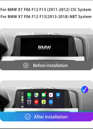 10.25 "Android 14 Wireless Carplay AutoRadio For BMW 6 Series F06 F12 F13 CIC NBT Radio Multimedia Audio GPS Screen Stereo 4GDSP - Riparo82