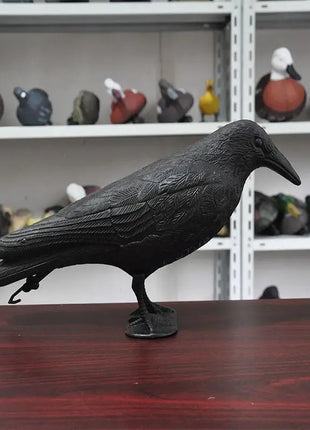 Decoracion Jardin ExteriorSimulation Black Crow Raven Bird Repellent Pest Control Pigeon Repellent Garden Decoration Outdoor