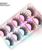 Faux Cils 3/5 Pairs False Eyelashes make up Natural Long Dramatic Halloween Eyeylash 3D Mink Lashes Tools Extension maquiagem - Riparo82