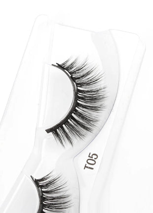 1 Pair Magnetic Eyelashes Wispy 3D Mink Lashes Natural Long Faux Cilios Eyelash Extension Handmade False Eyelashes Makeup Tools