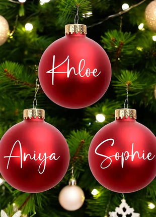 Palla di Natale personalizzata da 10 pezzi Palla di Natale personalizzata Palla di Natale personalizzata per il primo Natale del bambino - riparo82