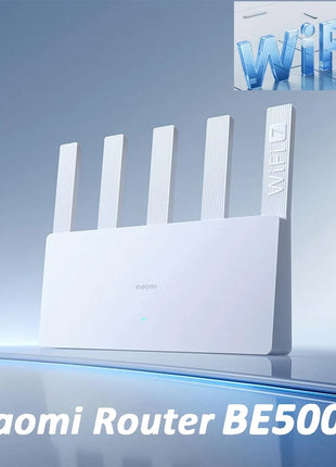 XIAOMI Router BE5000 WiFi 7 5011Mbps 2.4G/2.5GHz Network Port 512MB Memory Dual Broadband Access Network Security Protection CN - Riparo82