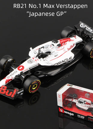 Bburago 1:43 2025 F1 Modello di auto in lega Formula Racing Die Cast Toy SF25 RB21 W16 MCL39 Red Bull Mercedes Ferrari McLaren