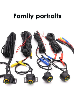 360 Vehicle Camera Panoramic Surround View 1080P AHD Right+Left+Front+Rear View Camera System Of Android Auto Radio Night Vision - Riparo82