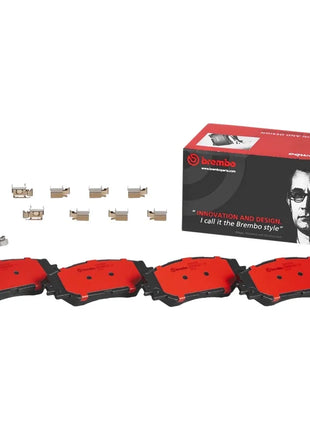 Brembo P83082N Set pastiglie freno a disco anteriori in ceramica premium adatte per SUBARU/TOYOTA/TOYOTA (FAW) OE # 0446502220