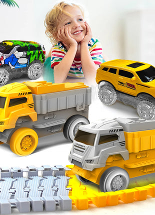 Bambini Elettrico Magico Flessibile Pista Giocattolo Auto Ingegneria Auto Bambini Giocattoli Educativi Treno Giocattoli per Bambini Regalo Di Compleanno