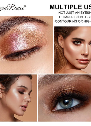 12 Colors Long-lasting Glitter Eyeshadow Pencil Pigment Blue Brown Black Eyeliner Pen Women Fashion Shimmer Eye Shadow Makeup - Riparo82